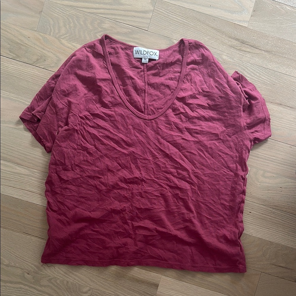 Wildfox Women's Burgundy Top